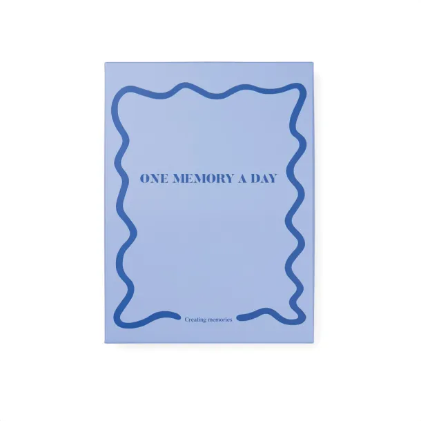 VINGA One memory a day GRS recycled paper journal - Vinga Plava