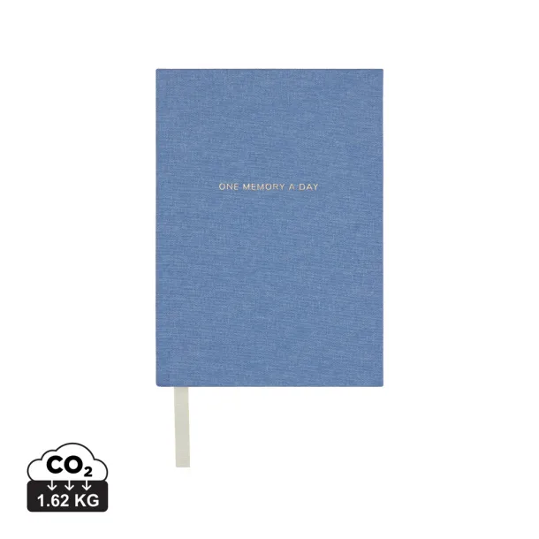 VINGA One memory a day GRS recycled paper journal - Vinga Plava