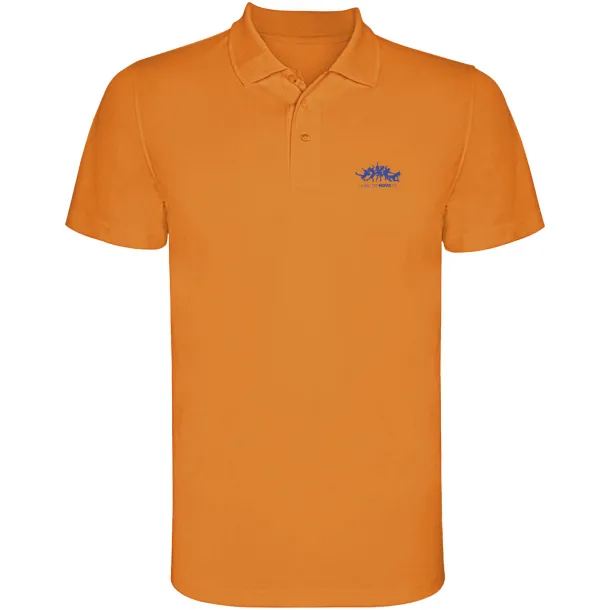 Monzha dječja sportska polo majica kratkih rukava - Roly Fluor Orange