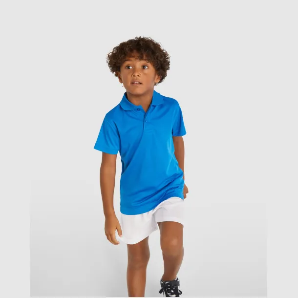 Monzha short sleeve kids sports polo - Roly Crna