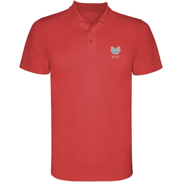 Monzha dječja sportska polo majica kratkih rukava - Roly Crvena