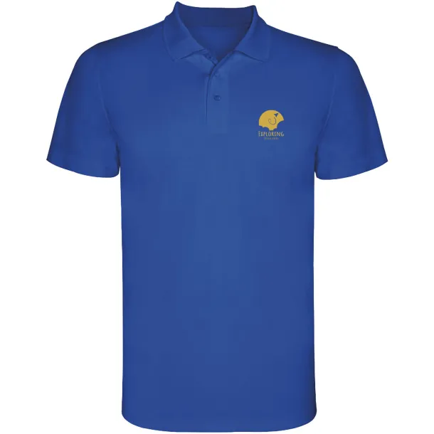 Monzha short sleeve kids sports polo - Roly Royal blue