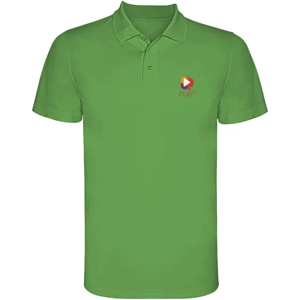Monzha dječja sportska polo majica kratkih rukava - Roly Fern green