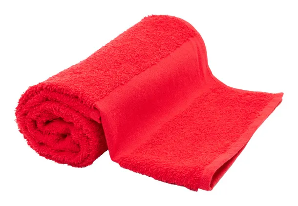 Terry M cotton terry towel - 50×100 cm Red