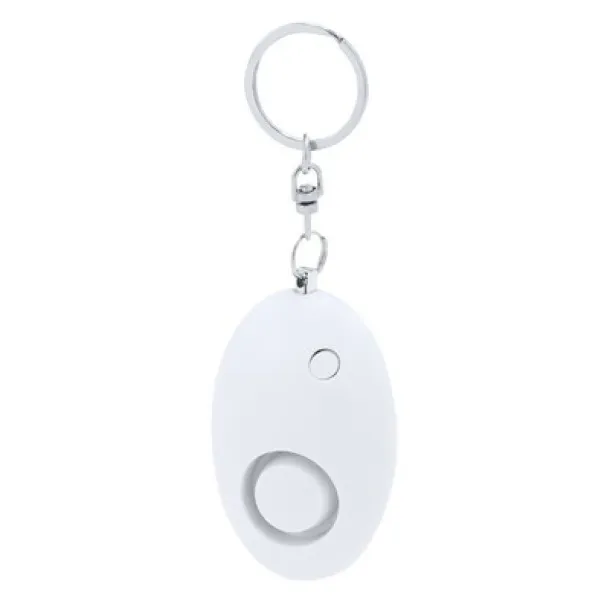  Personal alarm, keyring, LED light Bijela