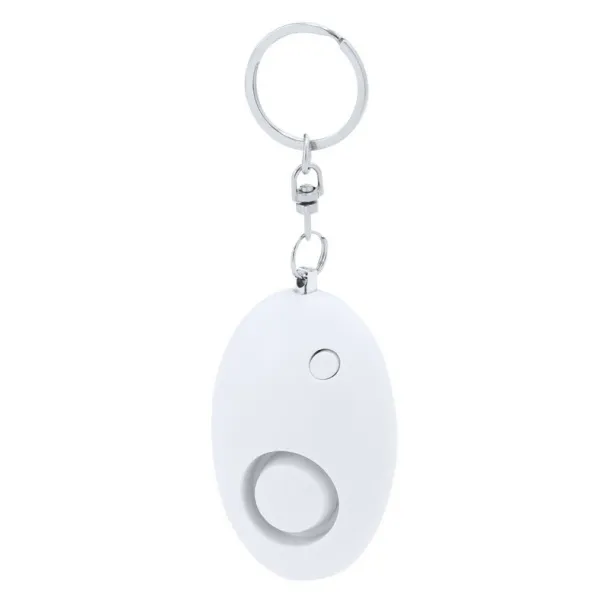  Personal alarm, keyring, LED light Bijela