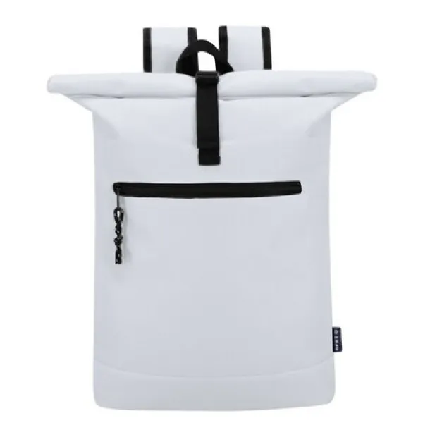  RPET roll top ruksak za prijenosno računalo 15" Bijela