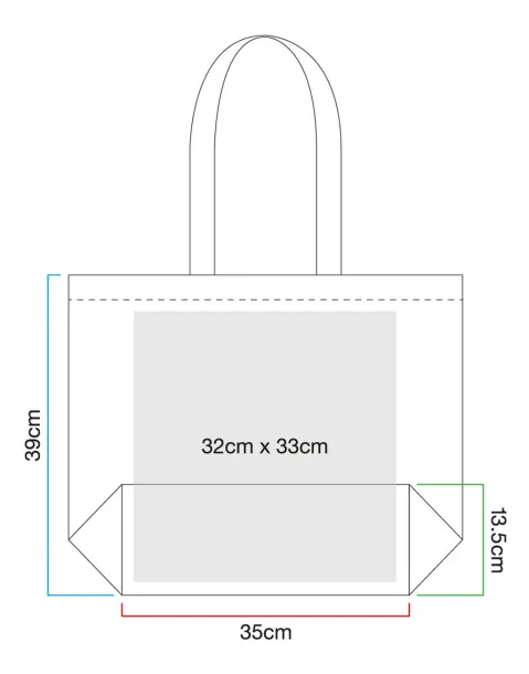  Maxi torba za kupovinu od organskog pamuka, 200 g/m² - Westford Mill