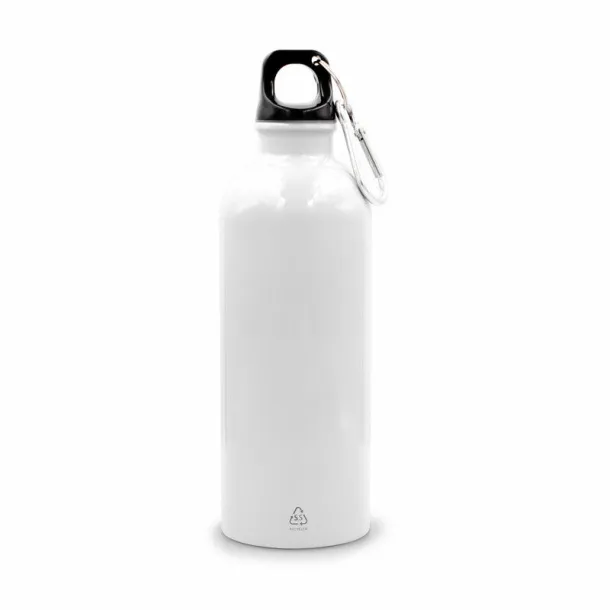 Brenda Sports bottle 500 ml with carabiner clip white