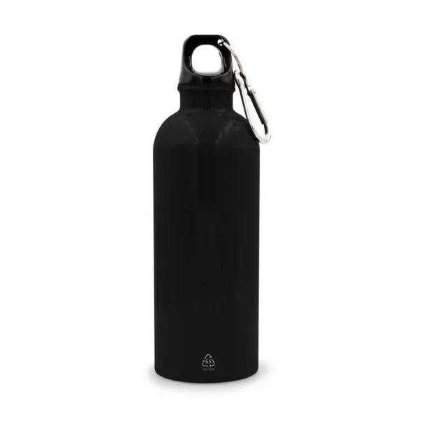 Brenda Sports bottle 500 ml with carabiner clip Crna