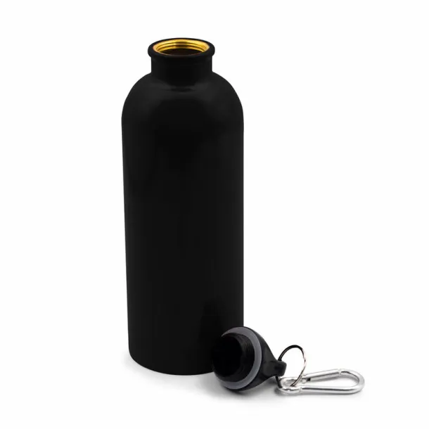 Brenda Sports bottle 500 ml with carabiner clip black