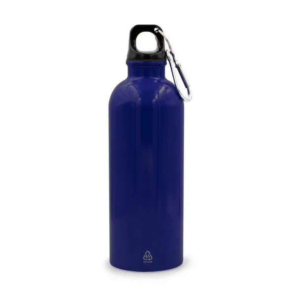 Brenda Sports bottle 500 ml with carabiner clip navy blue