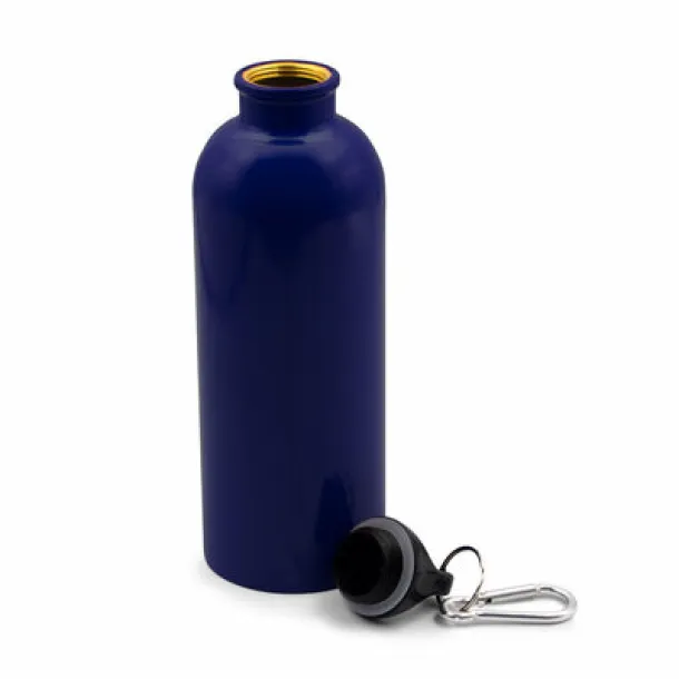 Brenda Sports bottle 500 ml with carabiner clip navy blue