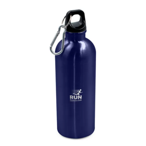 Brenda Sports bottle 500 ml with carabiner clip navy blue