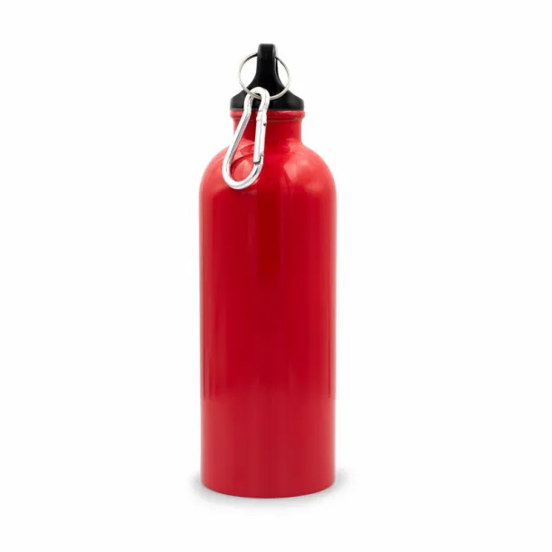 Brenda Sports bottle 500 ml with carabiner clip red