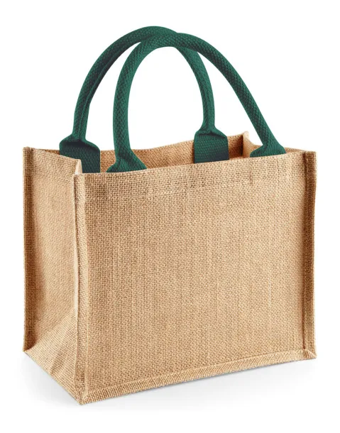  Jute Mini Gift Bag - Westford Mill Natural Forest Green