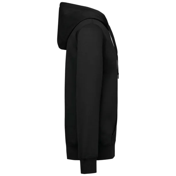  Unisex hoodie s patentnim zatvaračem, 280 g/m2 - Kariban Crna