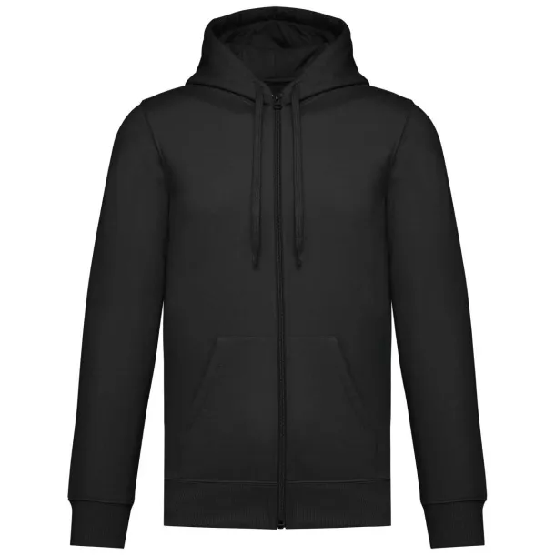  Unisex hoodie s patentnim zatvaračem, 280 g/m2 - Kariban Crna