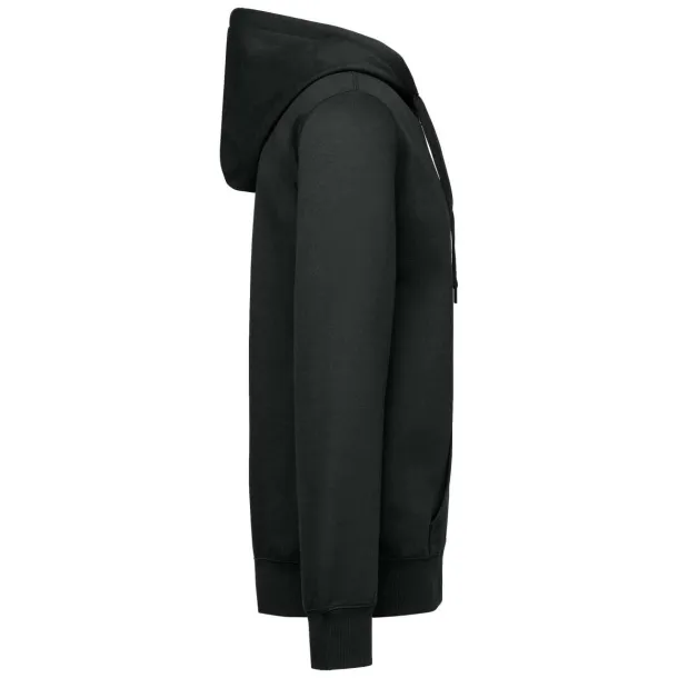  Unisex hoodie s patentnim zatvaračem, 280 g/m2 - Kariban Tamno siva