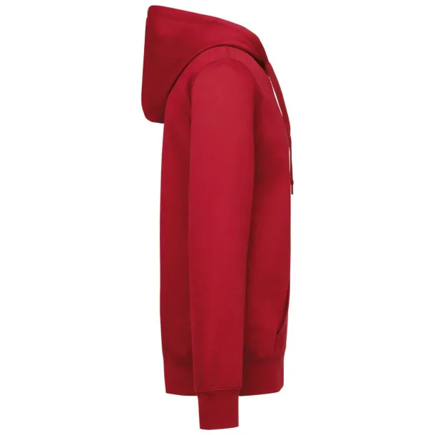  Unisex hoodie s patentnim zatvaračem, 280 g/m2 - Kariban Crvena
