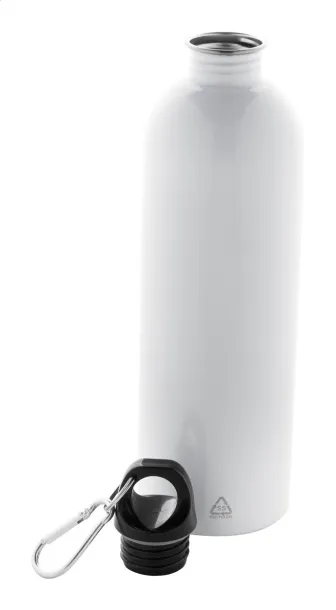 Ressuto XL recycled stainless steel bottle White