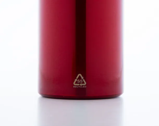 Ressuto XL recycled stainless steel bottle Red