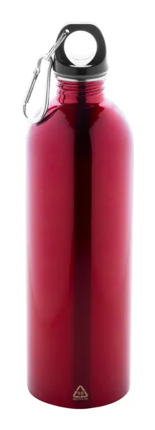 Ressuto XL recycled stainless steel bottle Red