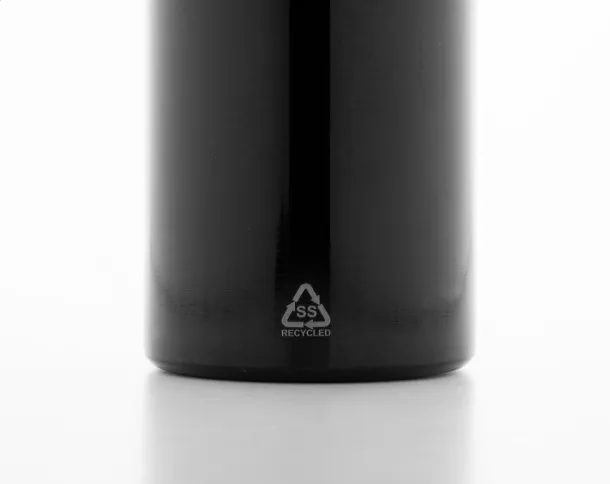 Ressuto XL recycled stainless steel bottle Black