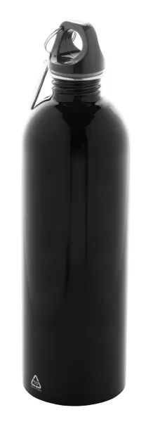 Ressuto XL recycled stainless steel bottle Black