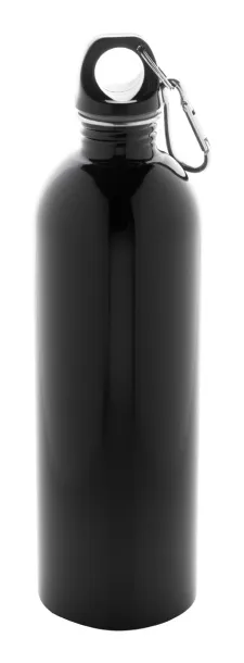 Ressuto XL recycled stainless steel bottle Black