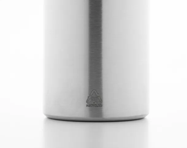 Ressuto XL recycled stainless steel bottle Silver