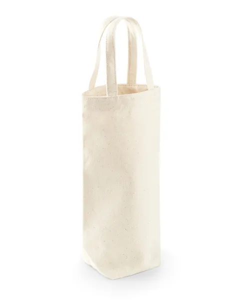  Fairtrade Cotton Bottle Bag - Westford Mill Prirodna