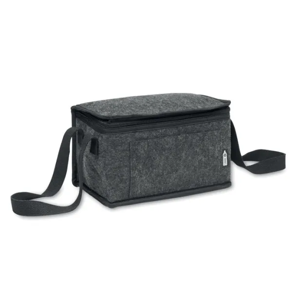 FOOLER RPET felt cooler bag stone grey