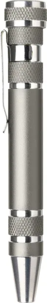 Alyssa Aluminium pocket screwdriver  grey