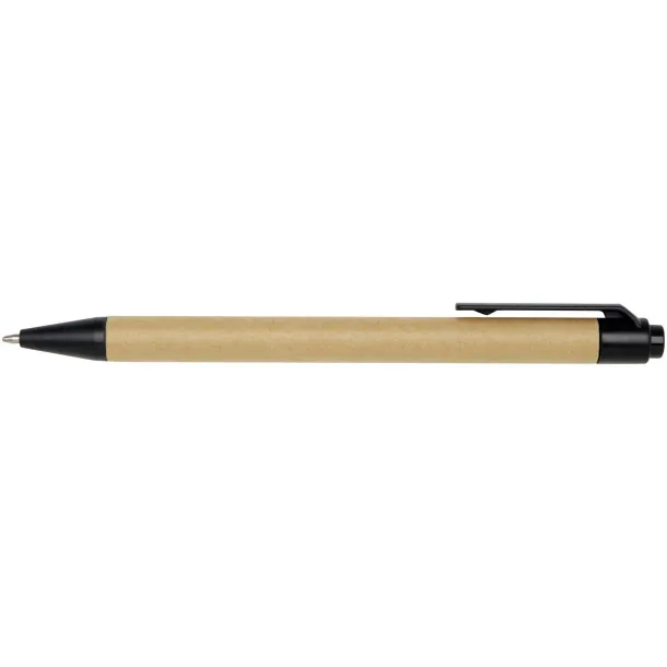 FLIPPER sticky notepad with ballpoint pen (black ink) Natural