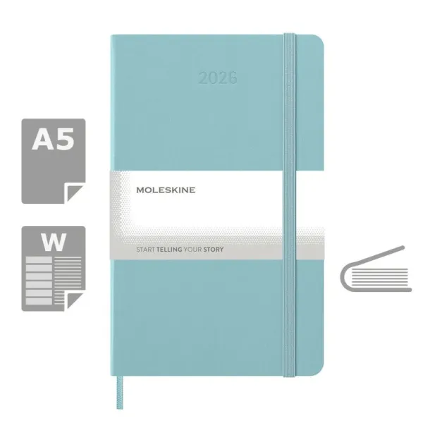  MOLESKINE diary A5 light blue