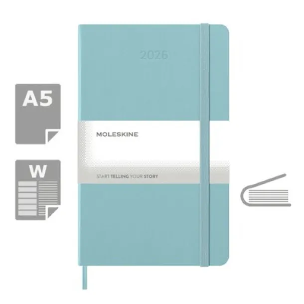  MOLESKINE dnevnik A5 light blue