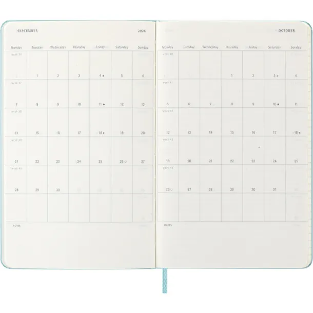  MOLESKINE diary A5 light blue