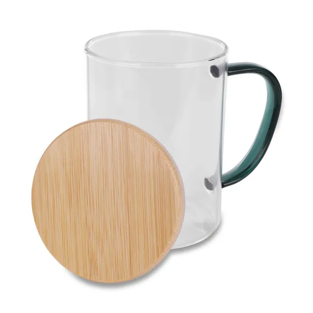 CEYLON borosilicate glass mug Transparent