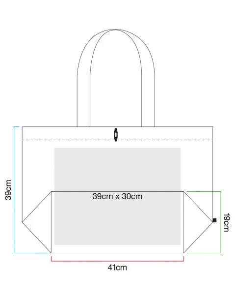  EarthAware™ Organic Marina Tote XL, 340 g/m² - Westford Mill