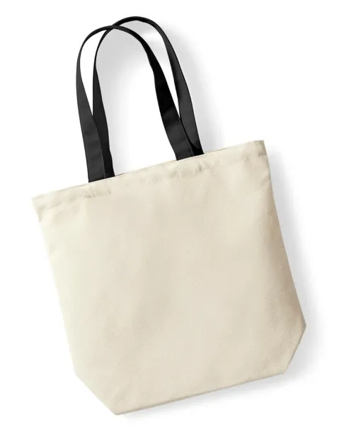  Fairtrade Camden Shopper, 407 g/m² - Westford Mill Natural Black