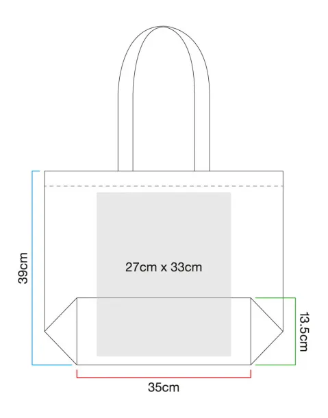  Maxi torba za kupovinu, 140 g/m² - Westford Mill