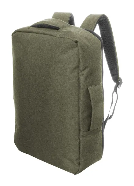 Eaton RPET document backpack Green