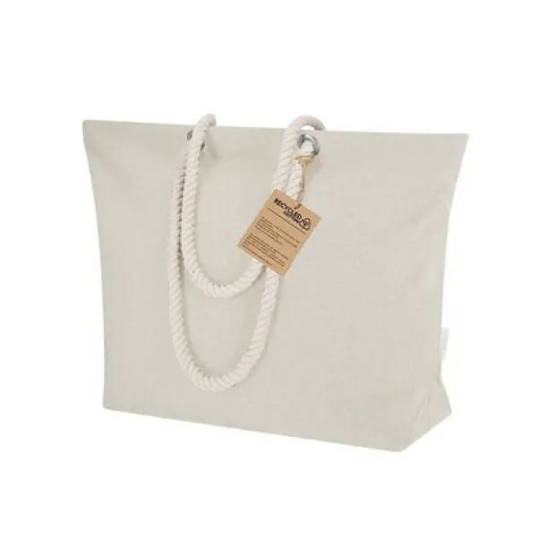  Recycled cotton shopping bag beige