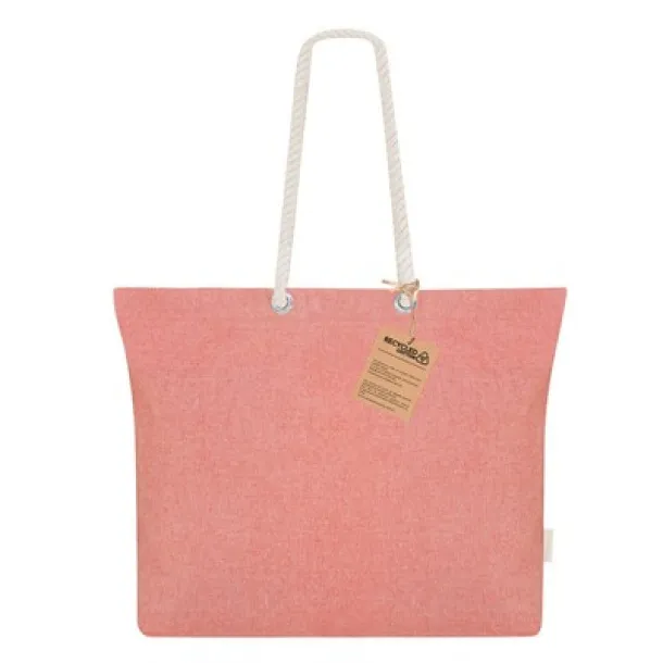  Recycled cotton shopping bag Crvena