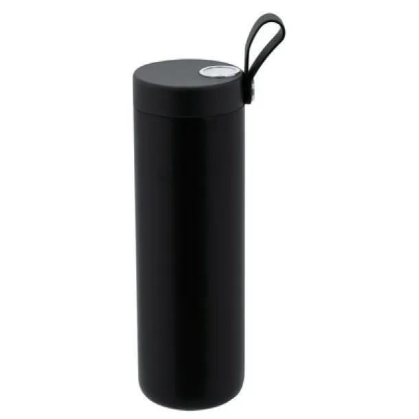  Thermo bottle 500 ml with thermometer black