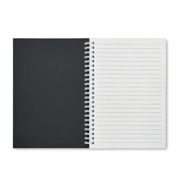 RECARNOTE A5 notes od recikliranog kartona Crna