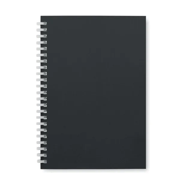 RECARNOTE A5 notes od recikliranog kartona Crna