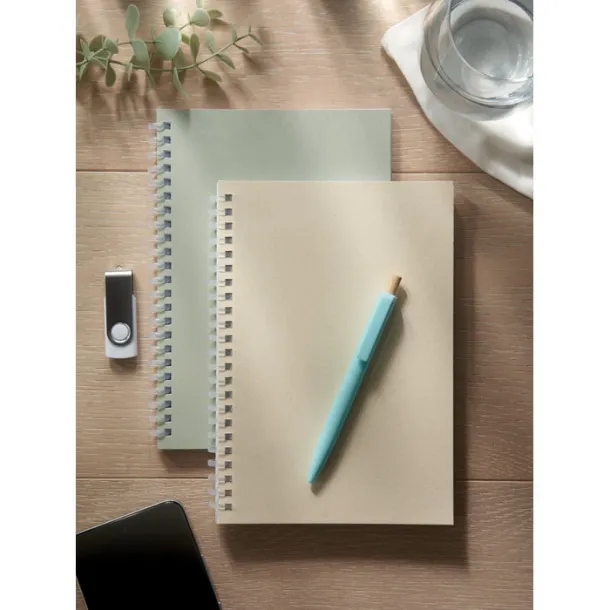 RECARNOTE notes od recikliranog kartona, A5 Bež