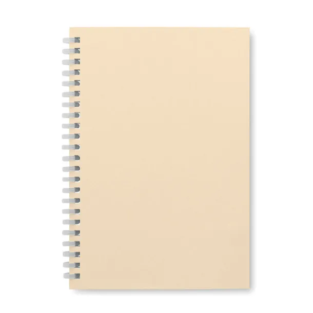 RECARNOTE A5 notes od recikliranog kartona Bež